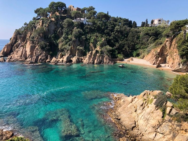 Scenic Costa Brava coastal view